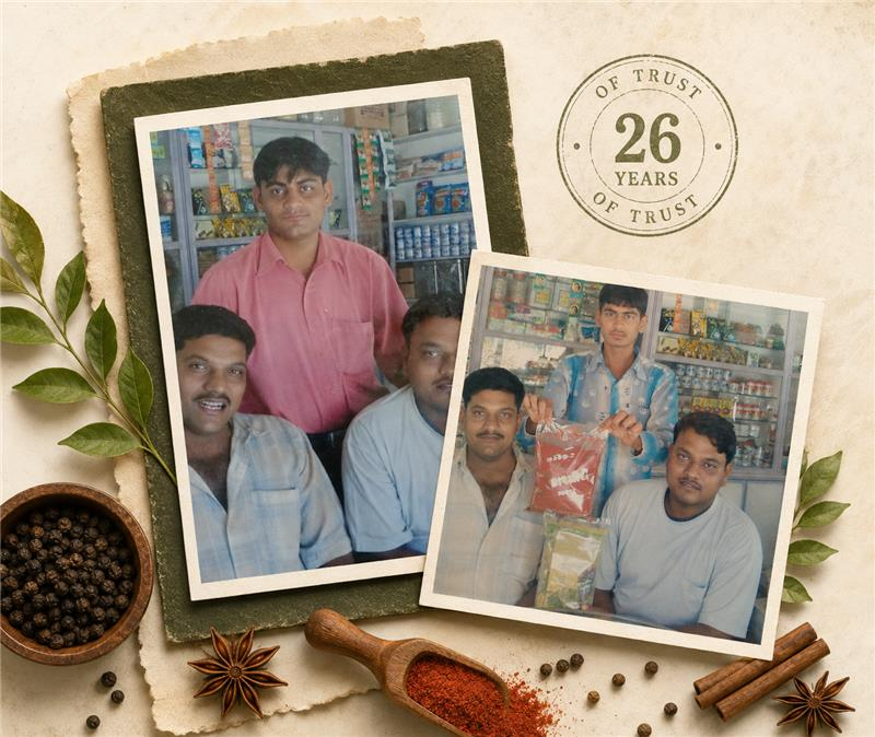 નાની કિરાણા દુકાનથી શરૂ થયેલી, સ્વાદની 26 વર્ષની સફર.